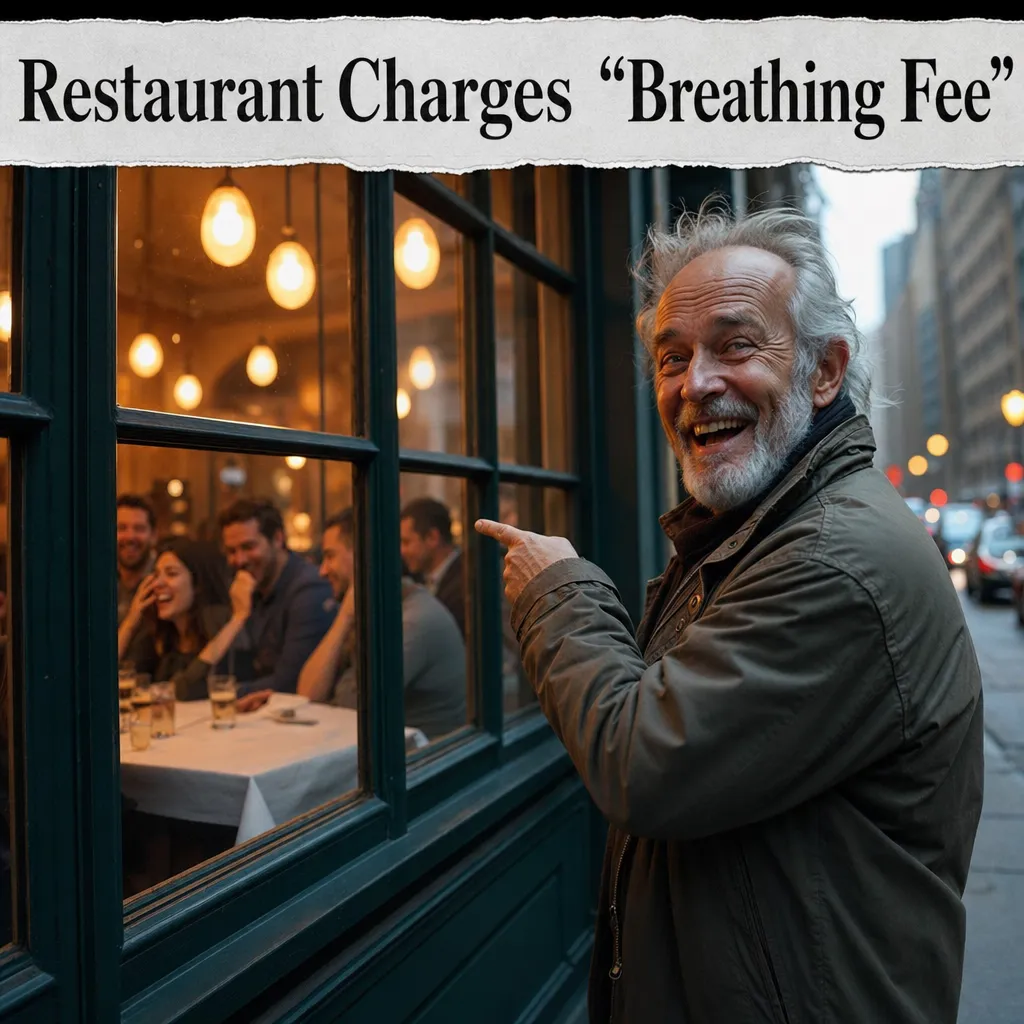 Outrage as Restaurant Charges “Breathing Fee”