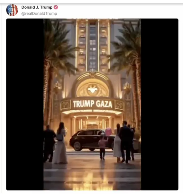 Trump’s AI-Generated Gaza Fantasy: