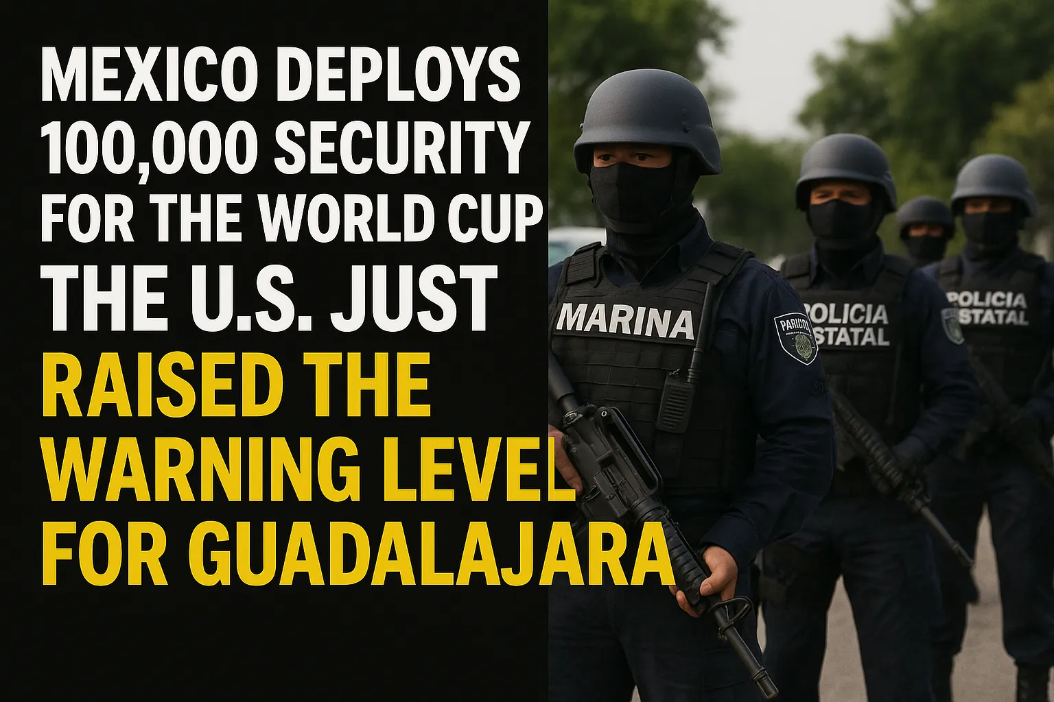 U.S. Just Raised the Warning Level